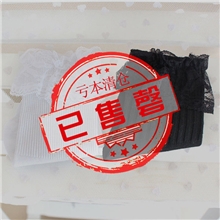 袜子批发黑色白色LENA大蕾丝短袜外贸袜女式全棉短袜公主袜