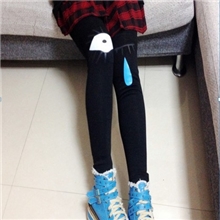 冬季加厚保暖淘宝热卖潮流时尚全棉不起珠眼泪九分裤打底裤