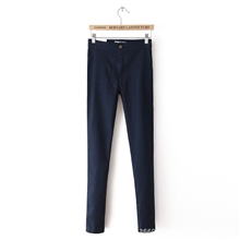 2013欧美风美国AA新款高腰弹力牛仔裤性感包臀修身显瘦小脚裤女