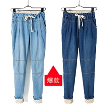 女装欧美风百搭时尚铅笔小脚裤显瘦女式牛仔裤哈伦裤子批发