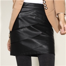 2013秋冬半身裙批发爆款春秋短裙OL黑色PU皮裙包臀修身显瘦西装裙