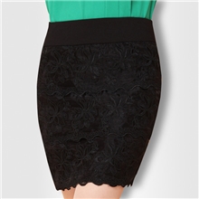2013秋冬新款包臀裙大码蕾丝弹力裙OL盘花气质短裙批发半身裙子