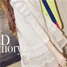 秋季百搭热卖蕾丝开衫长款防晒衣雪纺外套中袖开衫2177#