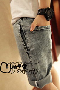 2013夏季林弯弯大花小花洗水雪花抽带男装休闲短裤男中裤男韩版