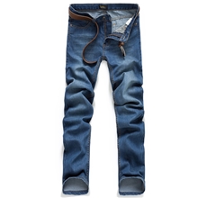 秋冬LEE男士牛仔裤XY6201-B休闲舒适韩版修身直筒牛仔长裤