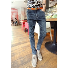 2013新款时尚男士牛仔小脚裤个修身水洗男装代销中年男装可混批