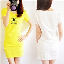 女装批发纯棉休闲套装女夏装女套装女休闲两件套裙装A201P38