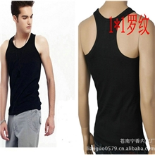 韩版男式工字背心厂家批发全棉健美工字男背心现货供应定做