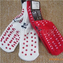 混批120针热销正品贵族气质3双包带点胶防滑全棉儿童袜子3尺寸