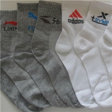 厂家批发透气中筒网眼运动袜夏款男士运动袜运动袜