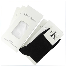 厂家直销ck男士纯棉全棉中筒短袜商务休闲袜排湿吸汗原单批发