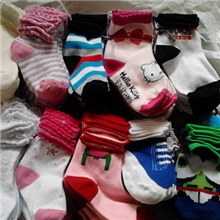 清仓处理纯棉儿童卡通点塑袜0-10岁、新款2013版日单.海宁产