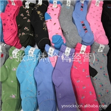 批发供应女士休闲袜厂家直销双棉纱女袜女休闲袜