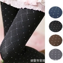 日韩系提花圆点性感显瘦连裤袜百搭加厚丝袜女