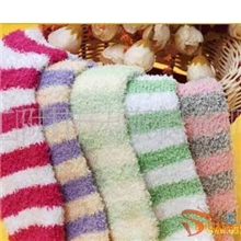 外贸地板袜，童袜，半边绒袜