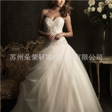 苏州婚纱厂，供应2013新款外贸婚纱批发，高档婚纱晚礼服来图定制