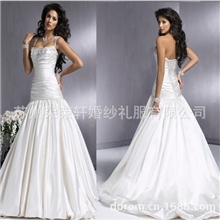 批发外贸高档婚纱，出口婚纱礼服，苏州婚纱厂家直销，可来图定制