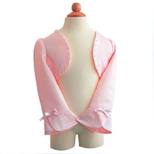 花童披肩小外套粉白色小披肩公主宝宝小外套女童裙子外套披肩