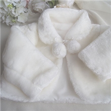 2014新款儿童毛披肩花童礼服婚纱披肩加厚外套儿童毛坎肩