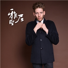 【原创设计】男装常熟厂家代理批发代理外套中老年呢大衣13109