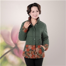 新款中老年棉衣中年女装冬装保暖棉服外套大码妈妈装棉袄