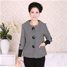 中老年外套女春秋装妈妈装中年女装秋装外套七分袖韩板妈妈上衣