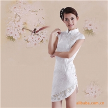 唐装旗袍批发新款改良旗袍D0134