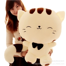 正版大脸猫咪毛绒玩具公仔可爱饭团猫小猫咪