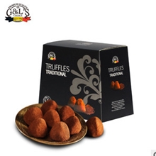 新品批发进口德菲丝松露巧克力黑色传统100g*36有现货