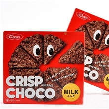 进口零食美味日本日清麦脆批(牛奶巧克力味90g红盒