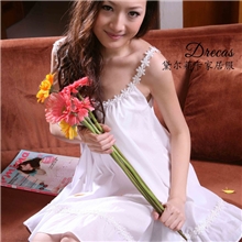 厂家直批春夏女式高级可爱公主吊带连衣裙/纯棉家居服/纯棉睡裙