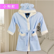 厂家直销批发竹纤维产品竹纤维儿童卡通浴衣带帽浴衣浴袍