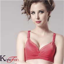 康妮芬聚拢派2013新款炫彩五色皱褶聚拢光面舒适文胸38129文胸