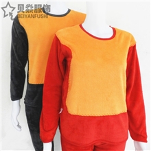 厂家直销黄金甲保暖内衣时尚双层加厚黄金甲保暖内衣套装批发