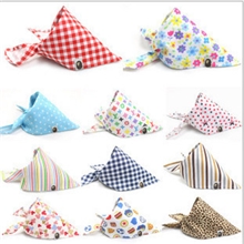 工厂批发三角巾婴儿口水巾头巾织标水洗标独立包装袋猿人头