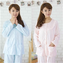 心妍厂家直销字母孕妇睡衣月子服产后产妇哺乳睡衣春夏装批发