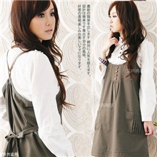 2013新款春夏孕妇装百搭甜美气质皮质吊带裙孕妇裙孕妇装连衣裙