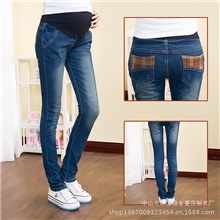 秋冬孕妇裤爆款时尚孕妇裤长裤孕妇牛仔裤小脚裤春装托腹裤子