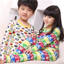 2013最新款秋装童装女童男童纯棉内衣两件套装童装秋衣裤