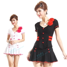 厂家供应专业生产优质短袖工作厂服空姐服酒店KTV制服桑拿服