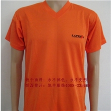 订做V领广告衫V字衫深圳订做V领广告衫T恤衫紧身V形广告衫
