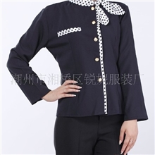 供应生产酒店女前台制服、酒店服务员制服