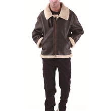 美NORTHWING真皮飞行夹克二战军版B-3飞行夹克E-J006大气简约