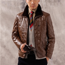 海宁工厂直供獭兔立领休闲爆款棉皮衣