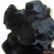 各种颜色的本地家兔毛皮张、可做毛条毛领及各种饰品