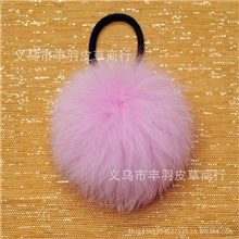 日韩版精美可爱时尚兔毛球发饰发绳头花头饰厂家生产批发