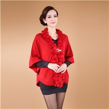 爱霞服饰秋冬新款韩版水貂毛蝙蝠袖针织衫羊绒女衫女装毛衣