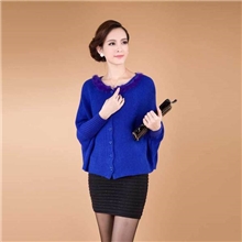 爱霞服饰2013秋冬新款针织开衫长袖外套罩衫女式针织开衫