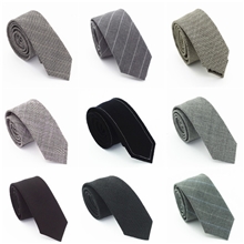 男士韩版羊毛领带窄领带休闲领带