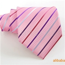 供应嵊州鸿运来涤丝提花领带真丝提花领带